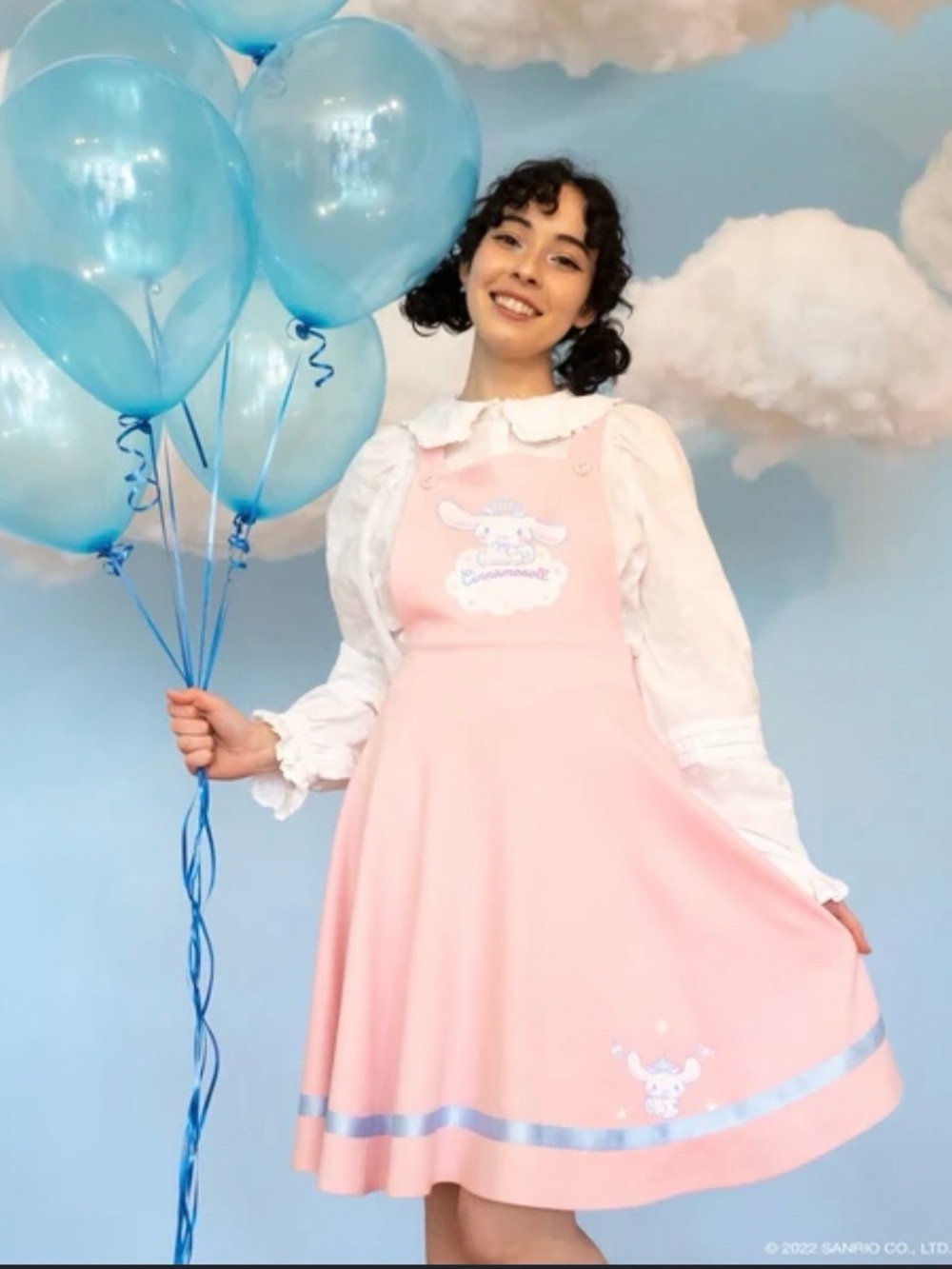 JapanLA x Cinnamoroll Sanrio 20th Anniversary Pink Pinafore Dress 2X Kawaii